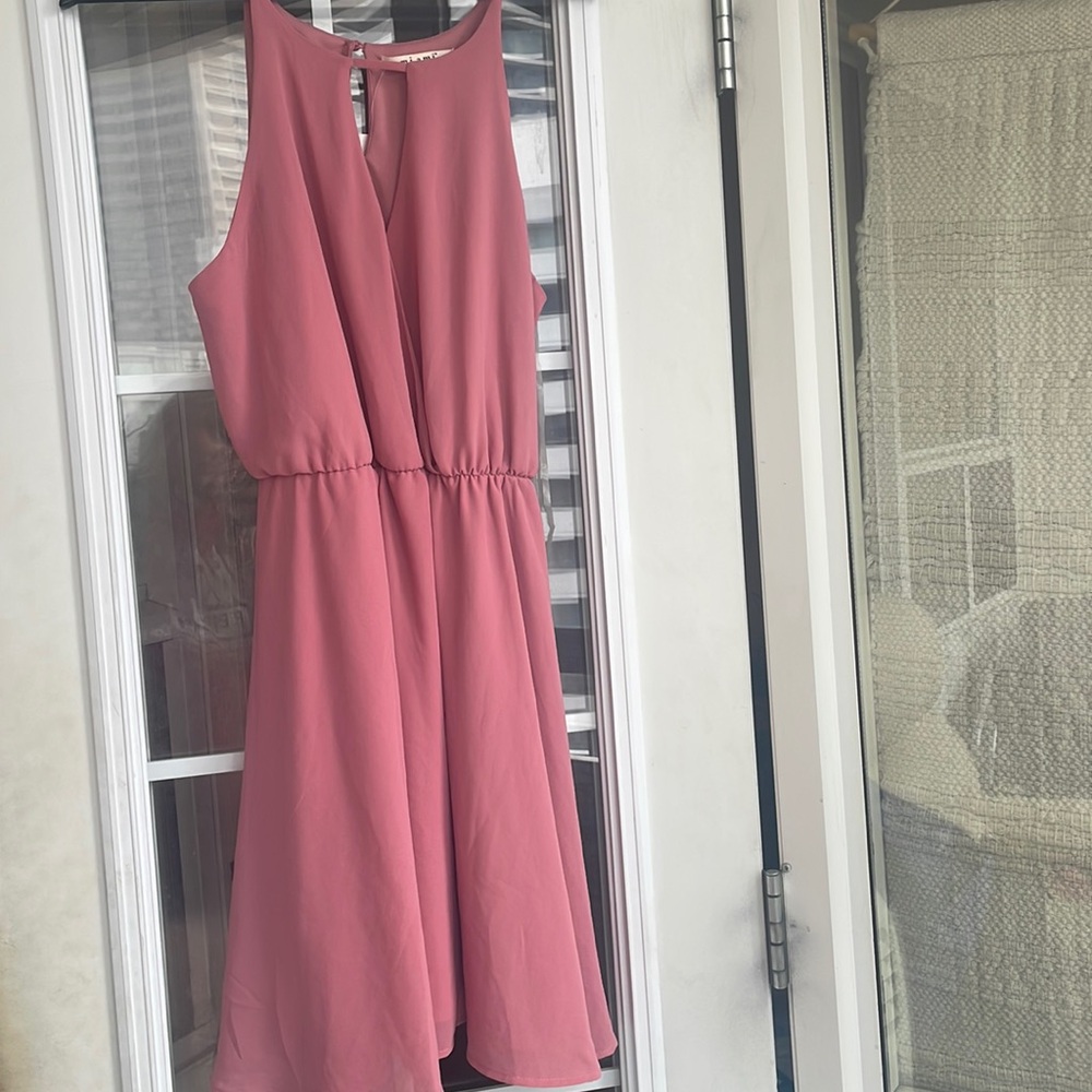 Never Worn: Pink Chiffon Mini Dress